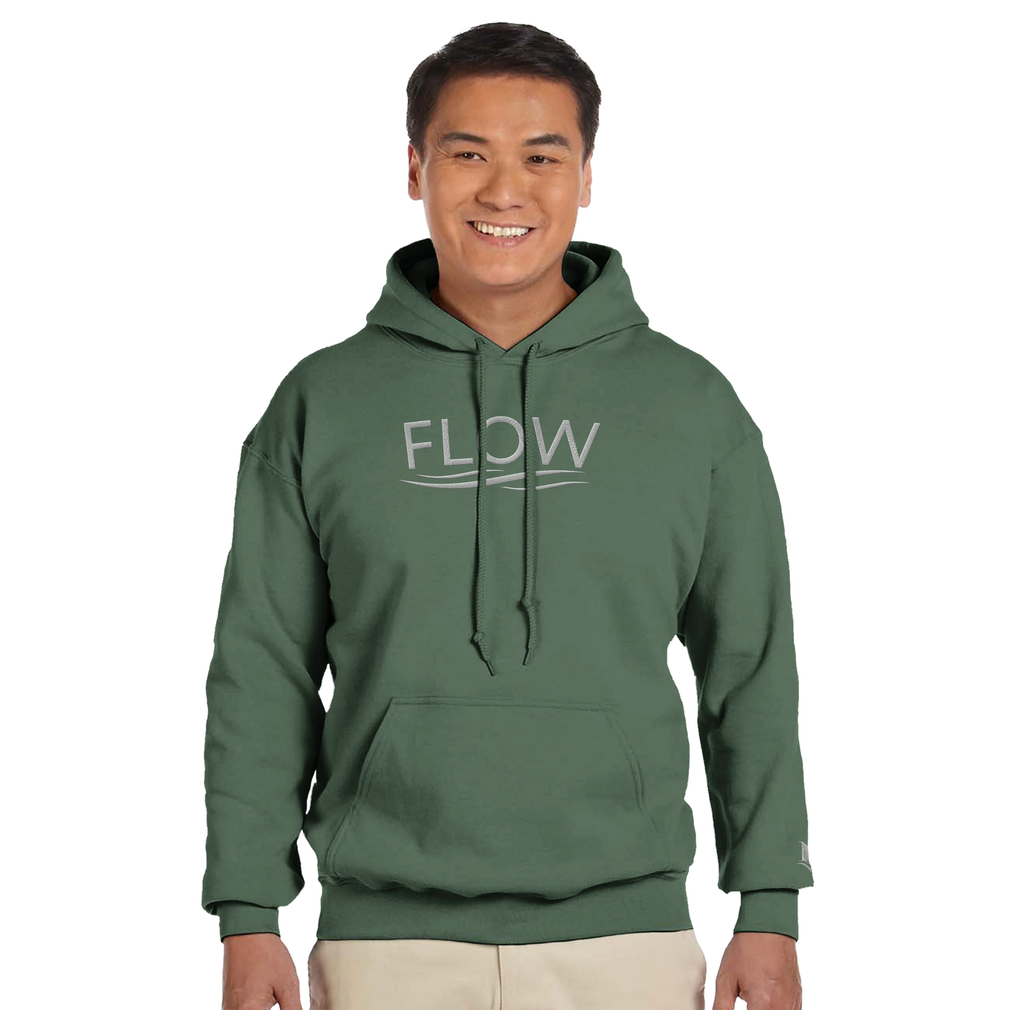 Flow - Sweat à capuche brodé